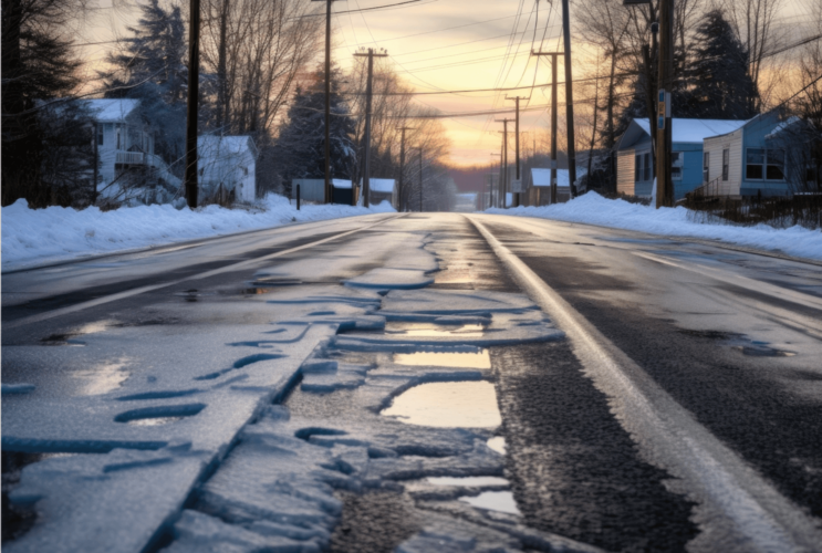 Don't let pot holes ruin your winter road trip!